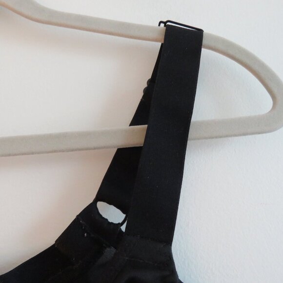 ELOMI Energise Sports Bra in Black Support Athleisure - Size US 42DDD - Picture 5 of 14